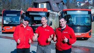 Владислав Шапша поздравил коллектив Управления калужского троллейбуса