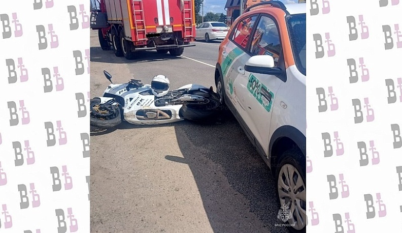В Малоярославце мотоциклист пострадал в ДТП