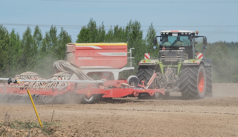 В Калужской области начали убирать зерновые культуры