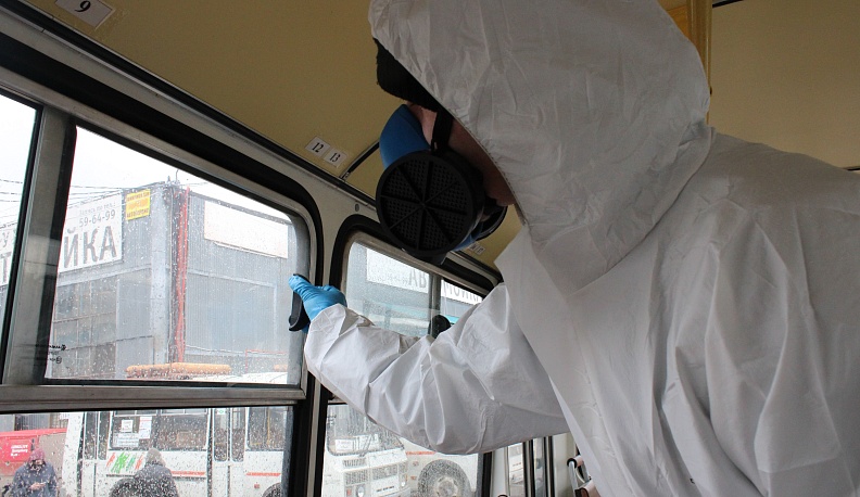 Один из крупнейших в Калуге частных перевозчиков использует в дезинфекции автобусов генераторы озона