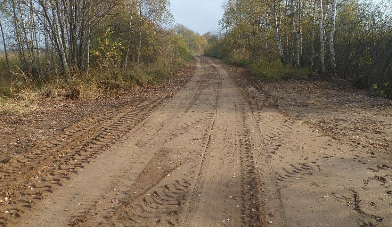 В Куйбышевском районе начали обустраивать дорогу на Феликсово 