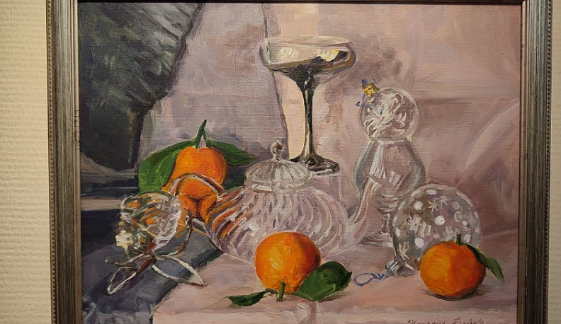 В калужском Доме музыки работает выставка «Такая разная зима»