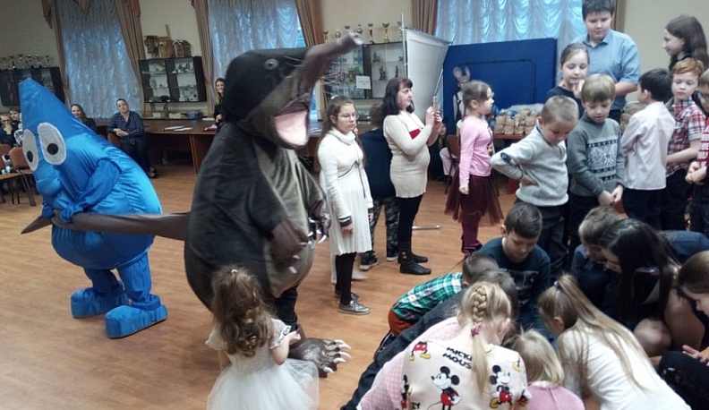 Выхухоль и Капля провели экологический квест для маленьких калужан