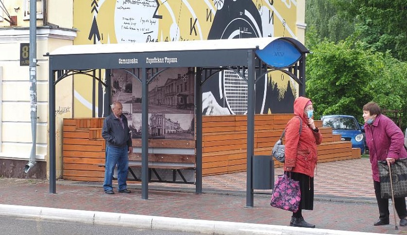 Новая остановка появилась в центре Калуги