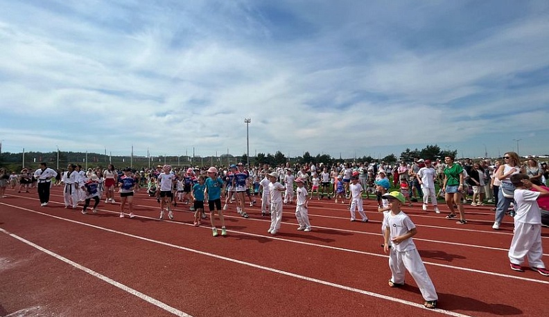 Калужане приняли участие в Олимпийской зарядке