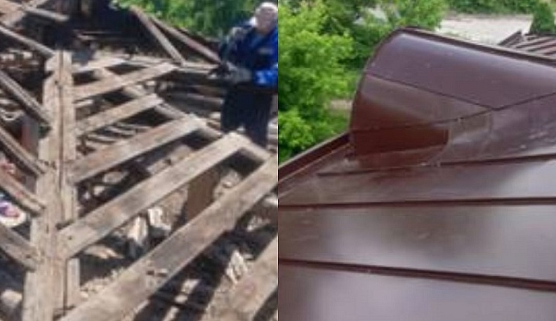 В Ферзиковском округе отреставрировали крышу исторического флигеля усадьбы