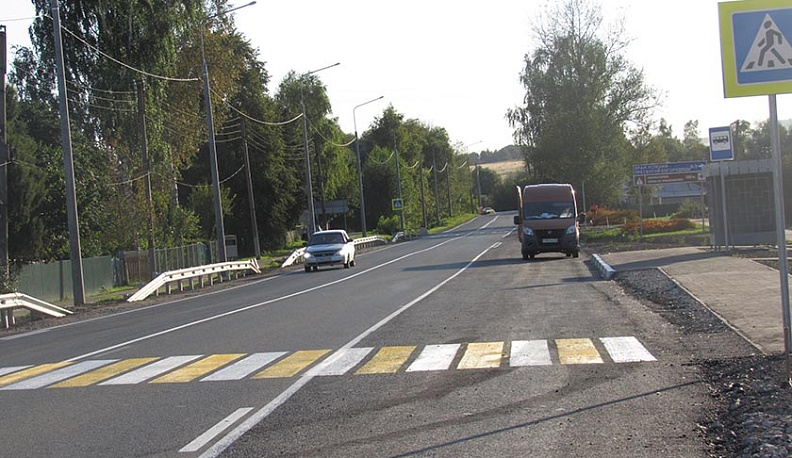 В Подборках завершается реконструкция дороги 