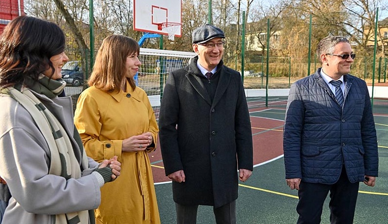 Новая спортплощадка в центре Калуги примет детей со всего микрорайона