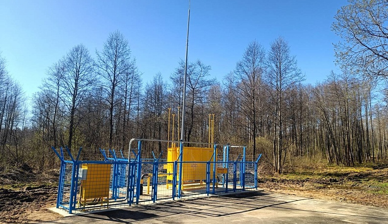 В Юхновском округе завершили строительство уличного газопровода