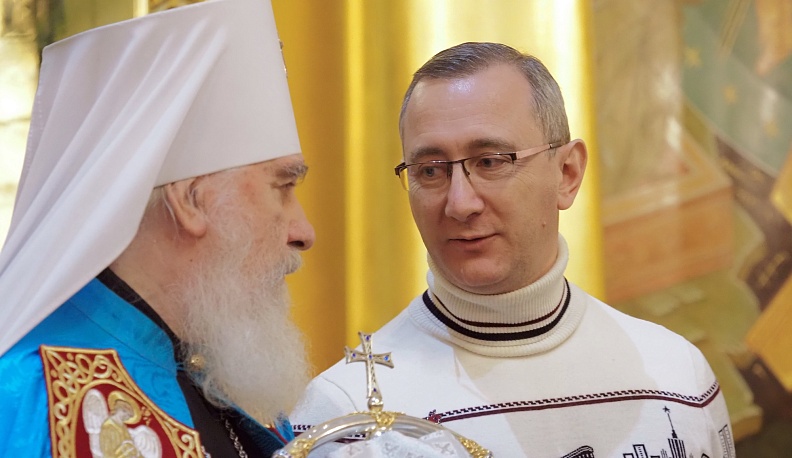 Губернатор Калужской области принял участие в Рождественской вечерне