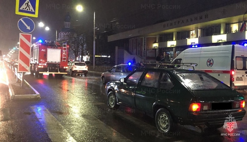В центре Калуге сбили пешехода