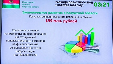 Экономика Калужской области сохраняет устойчивый рост по итогам первого квартала текущего года 