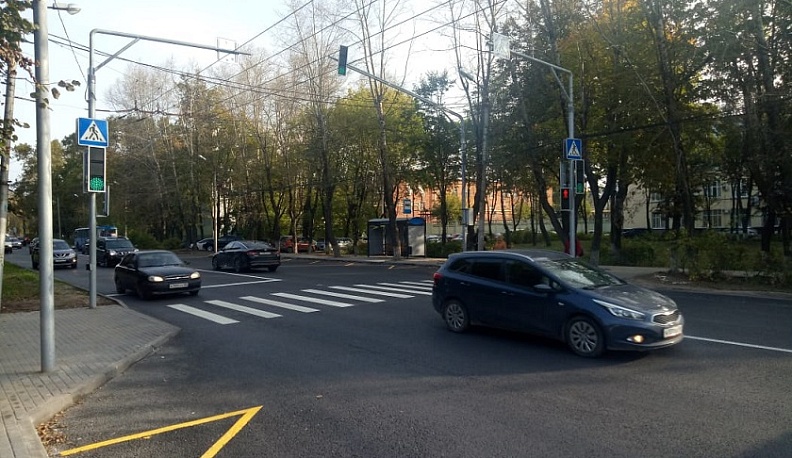 На Московской улице в Калуге появился новый светофор