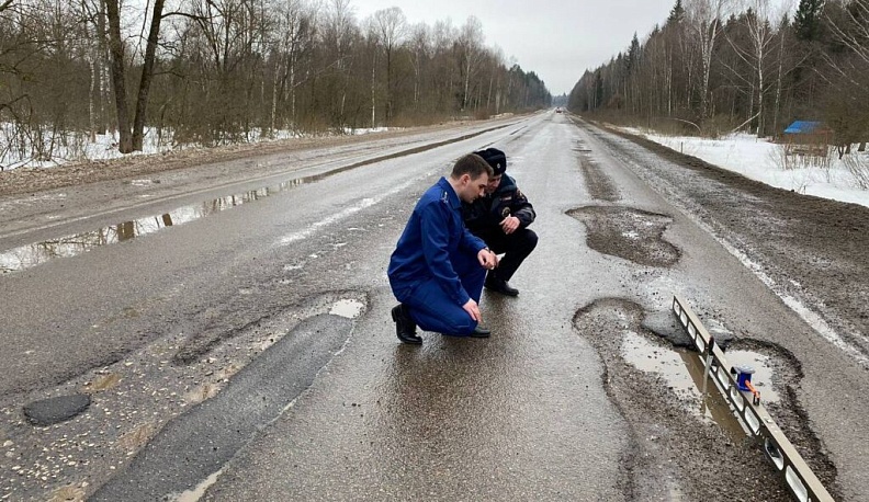 Ремонт трассы Ферзиково-Калуга начнется в мае