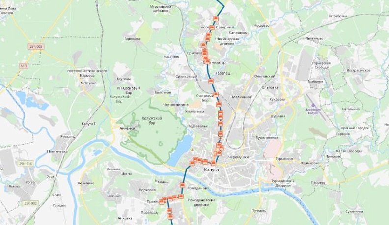 В Калуге автобусам №93 добавят два рейса