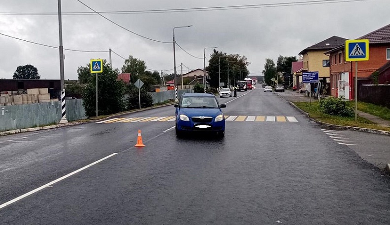 В Калужской области еще одного пешехода сбили на переходе