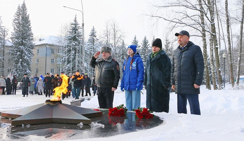 Памятный митинг, посвященный 84-й годовщине освобождения обнинской земли от фашистских захватчиков, состоялся в наукограде