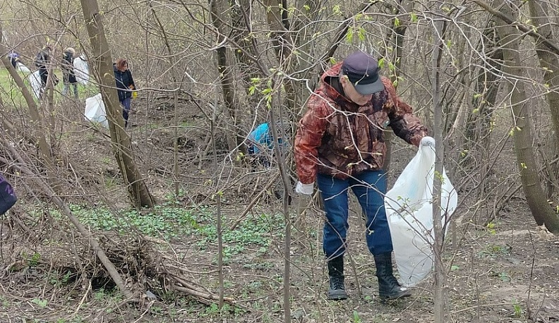 Калужане привели в порядок берег Оки