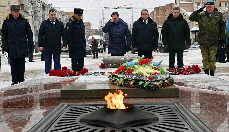 Останки погибшего под Калугой в 1942 году бойца передали на родину