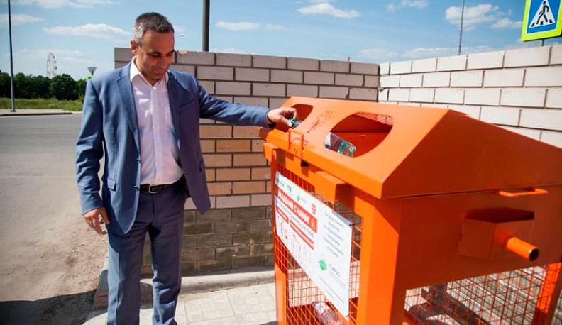 Первые контейнеры для сбора пластика появились в Калуге