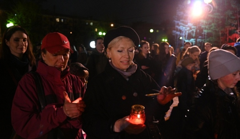 Калужане зажгли огни памяти