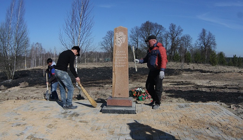 Людиновцы продолжают работу над сохранением памятников войны