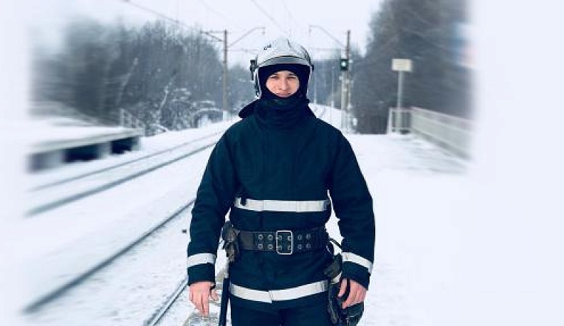 Огнеборец в деле горяч