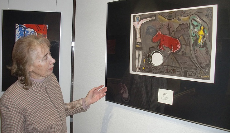 В Калуге работает выставка графических работ Марка Шагала
