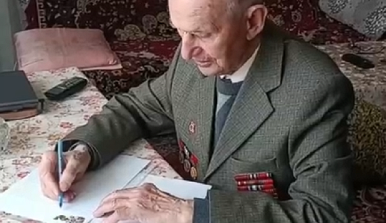 Ветеран из Обнинска написал письмо потомкам для капсулы Победы