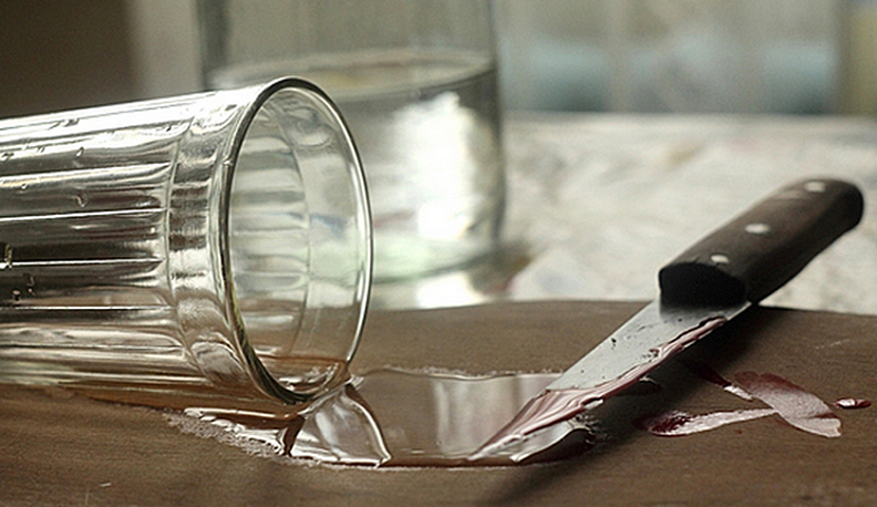 В Малоярославецком районе подвыпившая дочь пырнула ножом мать