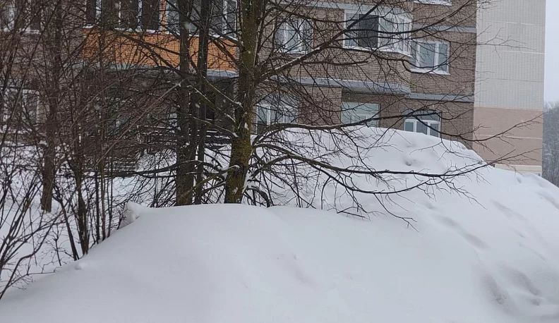 В Калуге из-за схода снега с крыши пострадали два ребенка