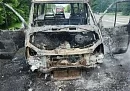 На калужской трассе сгорел автомобиль
