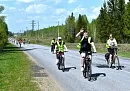 Жители Кировского округа приняли участие в патриотическом велопробеге