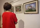 В Калуге представляют картины, вышитые лентами