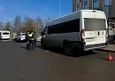 Водитель маршрутки в Обнинске сорвал рейс автобуса из-за грязи